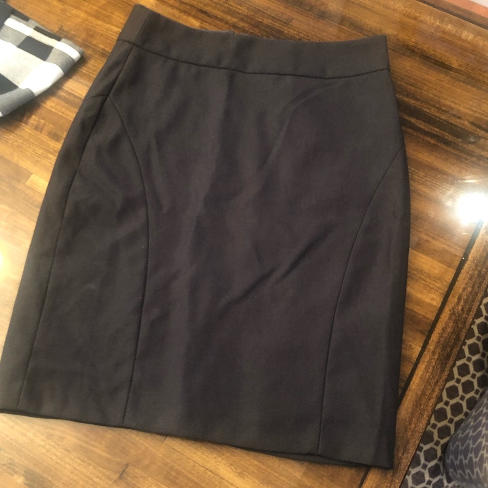 Banana Republic slate blue pencil skirt
